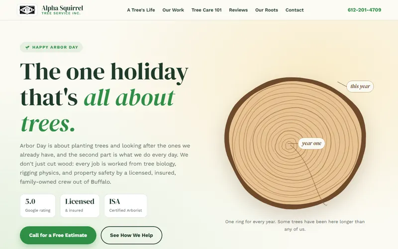Preview of the Arbor Day theme