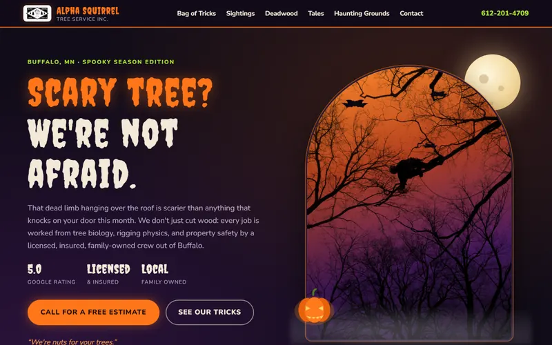 Preview of the Halloween theme